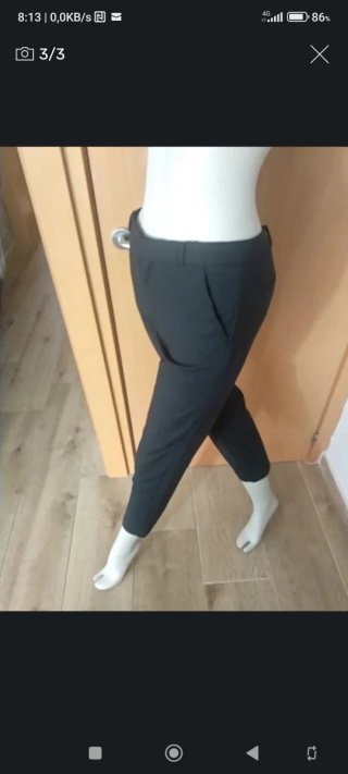 Pantalón Negro Mango