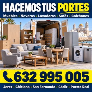 Servicio de Portes y Mudanzas provincia de cadiz
