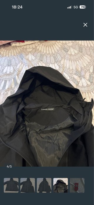 Cortavientos Canada Goose Negro