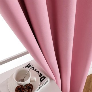 Cortina Opaca Térmica Joydeco Rosa 180x140