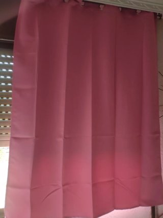 Cortina Opaca Térmica Joydeco Rosa 180x140