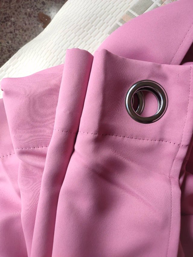 Cortina Opaca Térmica Joydeco Rosa 180x140