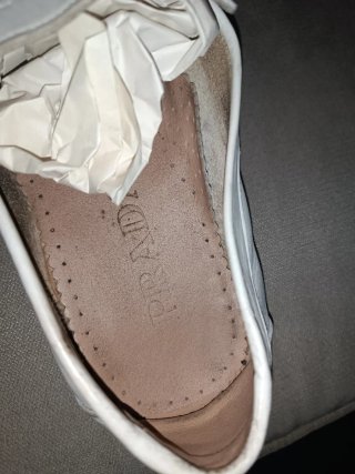 Mocasines Prada Piel Blancos Talla 42