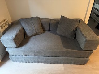 Sofá Cama Gris 2 Plazas 1.60m
