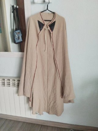 Capa Medieval Beige Talla Única
