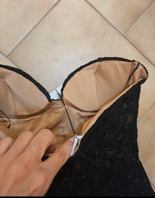 Corsé Zara encaje negro talla M