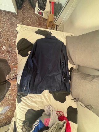 Americana Mango Azul Marino Talla XXL