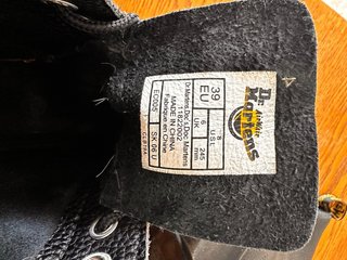 Botas Dr. Martens Negras Plataforma