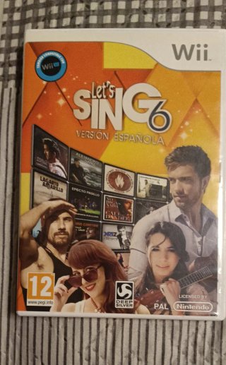 Let's Sing 6 Wii/Wii U Versione Spagnola