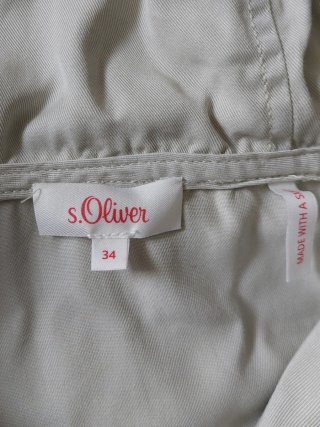 Sudadera s.Oliver de viscosa gris, talla 34