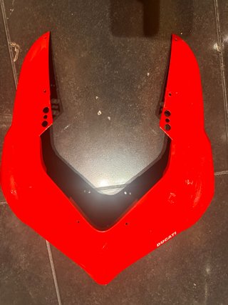 Carenado Faro Ducati Original Rojo con soporteroto