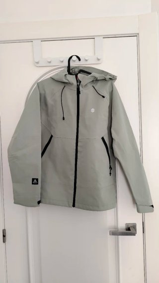 Chaqueta Siroko hardshell verde