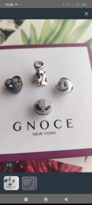 Charms Pesadilla antes de Navidad + Pulsera gratis