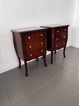 Pareja Mesitas Noche Bombe, Italia, 1960–1970s