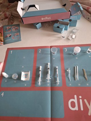 Kit fai da te Milkies per gioielli latte materno