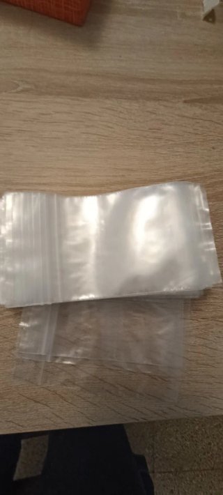 70 Bolsitas Zip Transparentes 11,5x7 cm