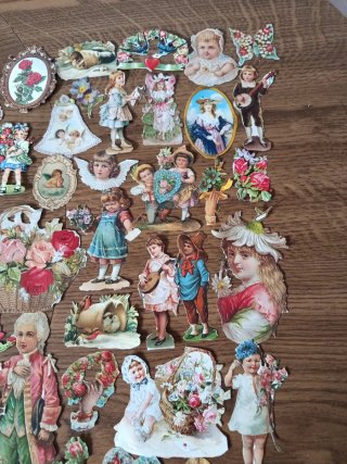 Lote cromos troquelados alemanes vintage