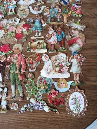 Lote cromos troquelados alemanes vintage