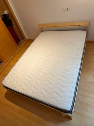 Cama con Colchón 140x200