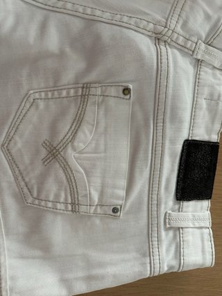 Short Vaquero Blanco Basic Denim