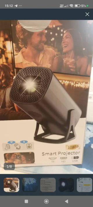 Proyector Portátil Smart 1080P Nuevo