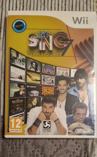 Let's Sing 7 Wii/Wii U Versione Spagnola