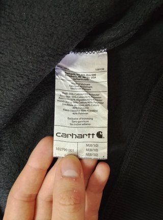 Sudadera Carhartt Negra M A0026