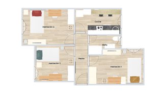 Habitación renovada con trastero cerca de Gran Vía