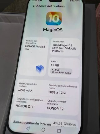 Honor Magic 8 Pro Cargador SuperCharge 100W
