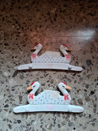 Set de 2 Perchas Infantiles de Madera