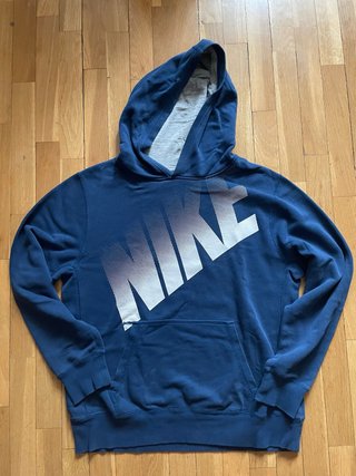 Sudadera Nike Azul con Logo Degradado