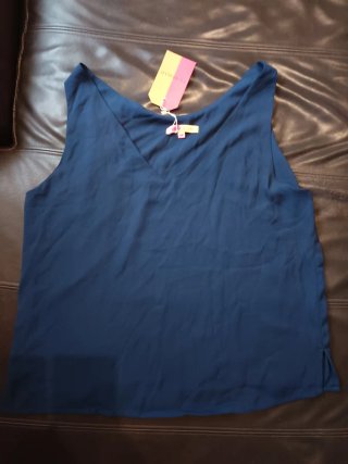 Camisa de Tirantes Vilagallo Azul Talla 44