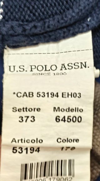 Jersey U.S. Polo Assn. Azul Talla XL