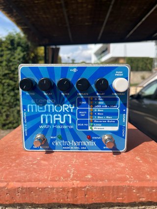 Pedal Electro-Harmonix Stereo Memory Man Hazarai