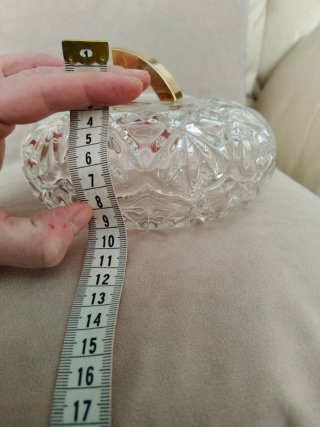 Scatola Vintage Cristallo Walther Glas anni '70