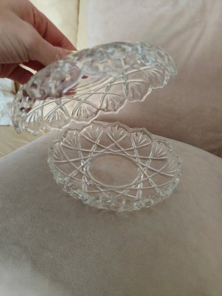 Scatola Vintage Cristallo Walther Glas anni '70