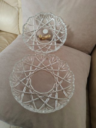 Scatola Vintage Cristallo Walther Glas anni '70