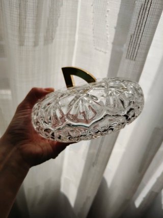 Scatola Vintage Cristallo Walther Glas anni '70