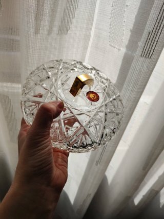 Scatola Vintage Cristallo Walther Glas anni '70