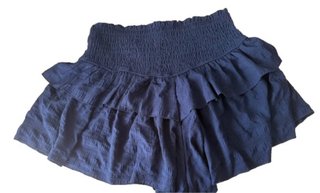 Falda pantalón azul volantes talla XL