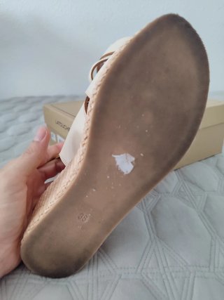 Sandalias Latouche Plataforma Beige/Marrón T.38