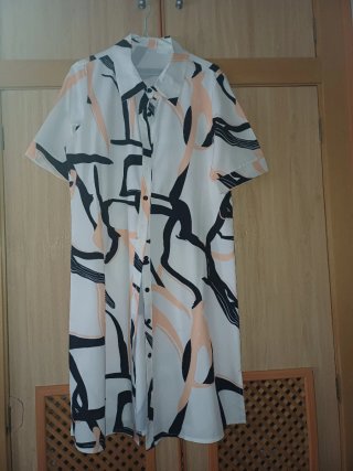 Vestido Camisero Estampado