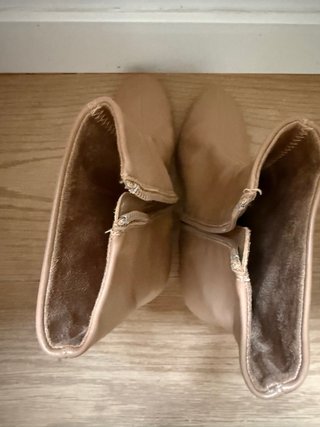 Botines beige de tacón – talla 38