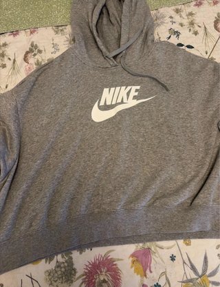 Sudadera Nike Gris con Capucha