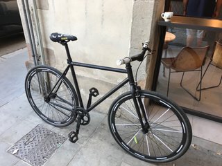 Bicicleta Fixie Negra