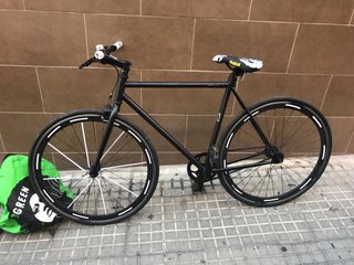 Bicicleta Fixie Negra