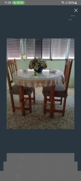 Mesa Provenzal con 2 Sillas