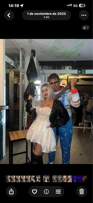 Disfraz de Novia de Chucky