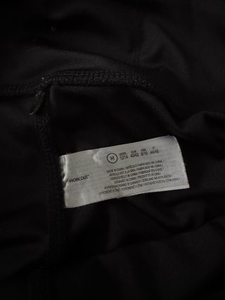 Mallas / Leggings cortos de deporte negros Talla M
