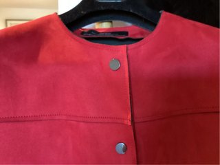 Chaquetón Zara Rojo